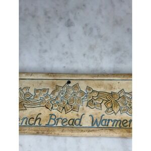 Lyn‎ Ulick 3"x12" French Bread Warmer Vintage Floral Ceramic Kitchen Decor 1991